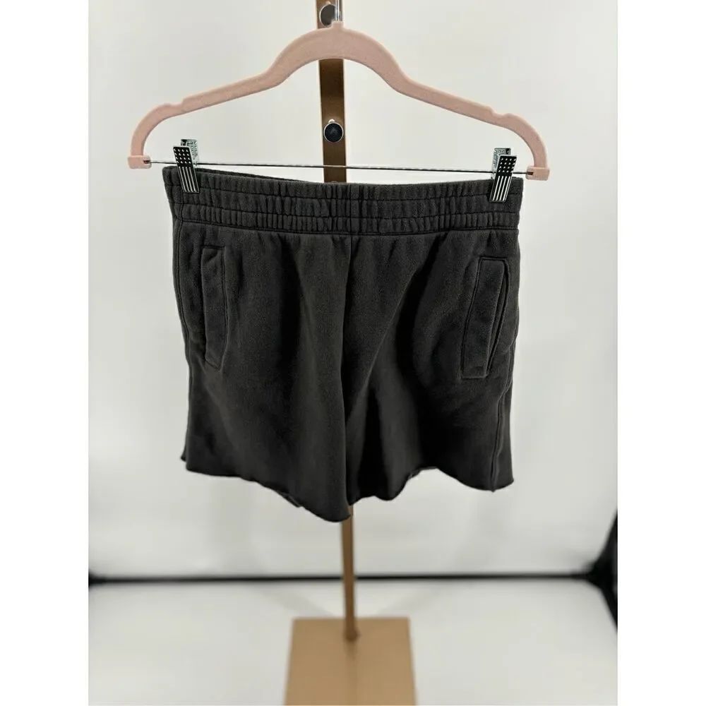 Aerie Gray Sweat Shorts with Pockets Elastic Waist Size Small